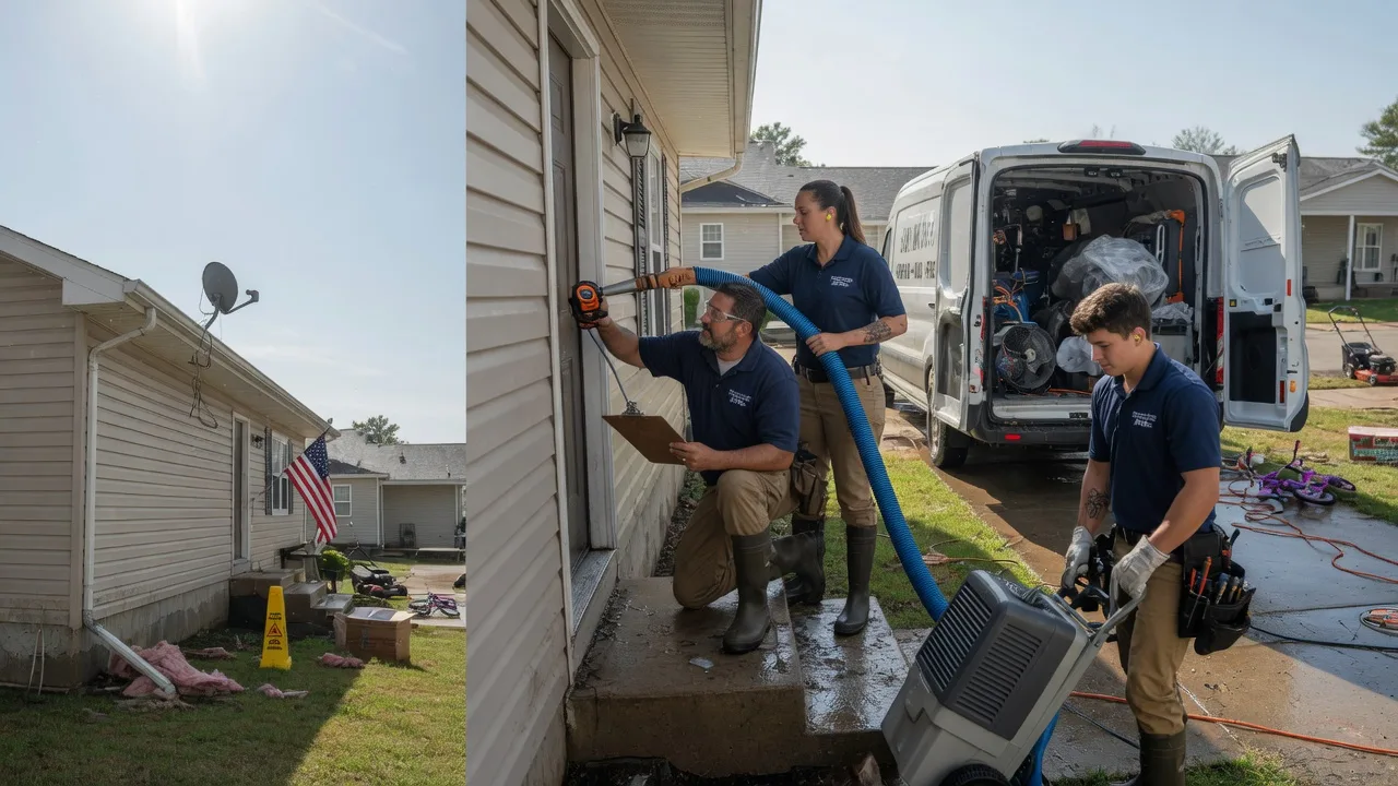 Ceiling Water Damage Restoration in Vance, MS near me
